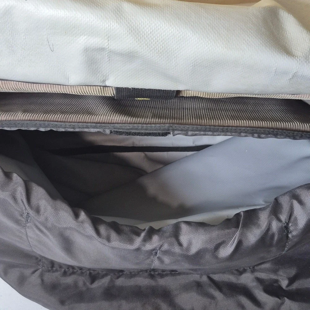 Timbuk2 Classic Messenger Bag Brown Orange Laptop Crossbody Shoulder Strap